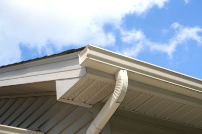 Gutter System on a Roof